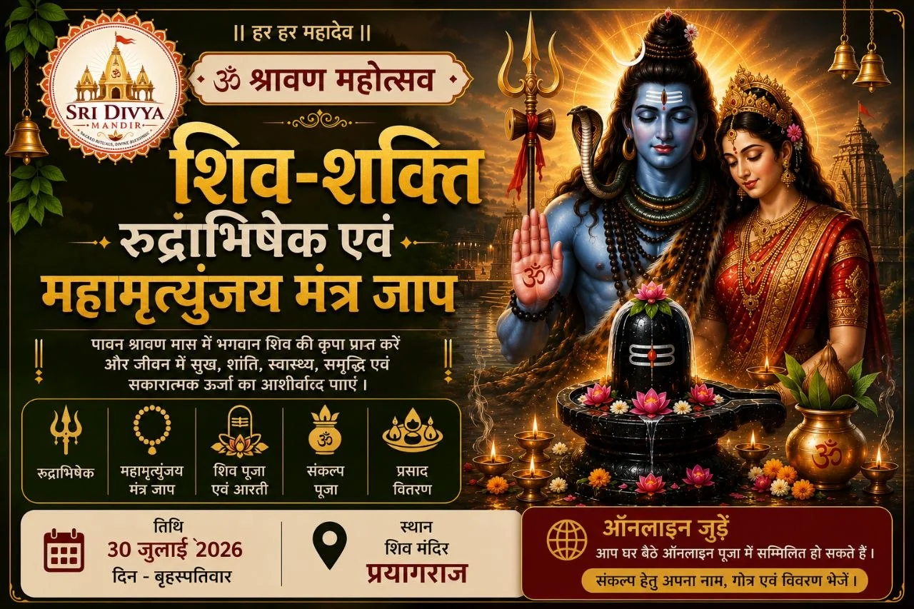 Sawam Mahotsav Shiva-Shakti Rudrabhishek & Maha Mrityunjaya Mantra Jaap